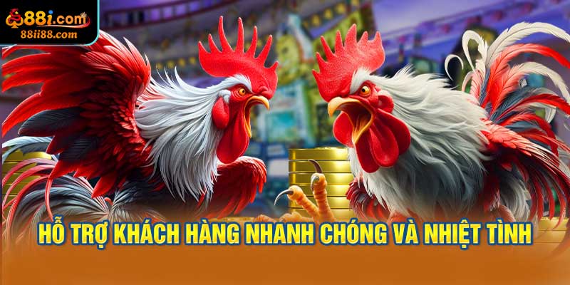 Hỗ trợ khách hàng nhanh chóng và nhiệt tình