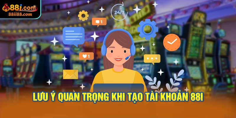 Những Lưu Ý Quan Trọng Khi Tạo Tài Khoản 88i