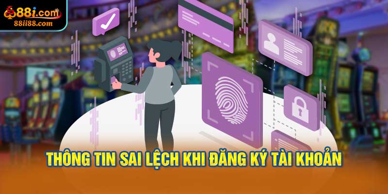 Thông Tin Sai Lệch Khi Đăng Ký Tài Khoản